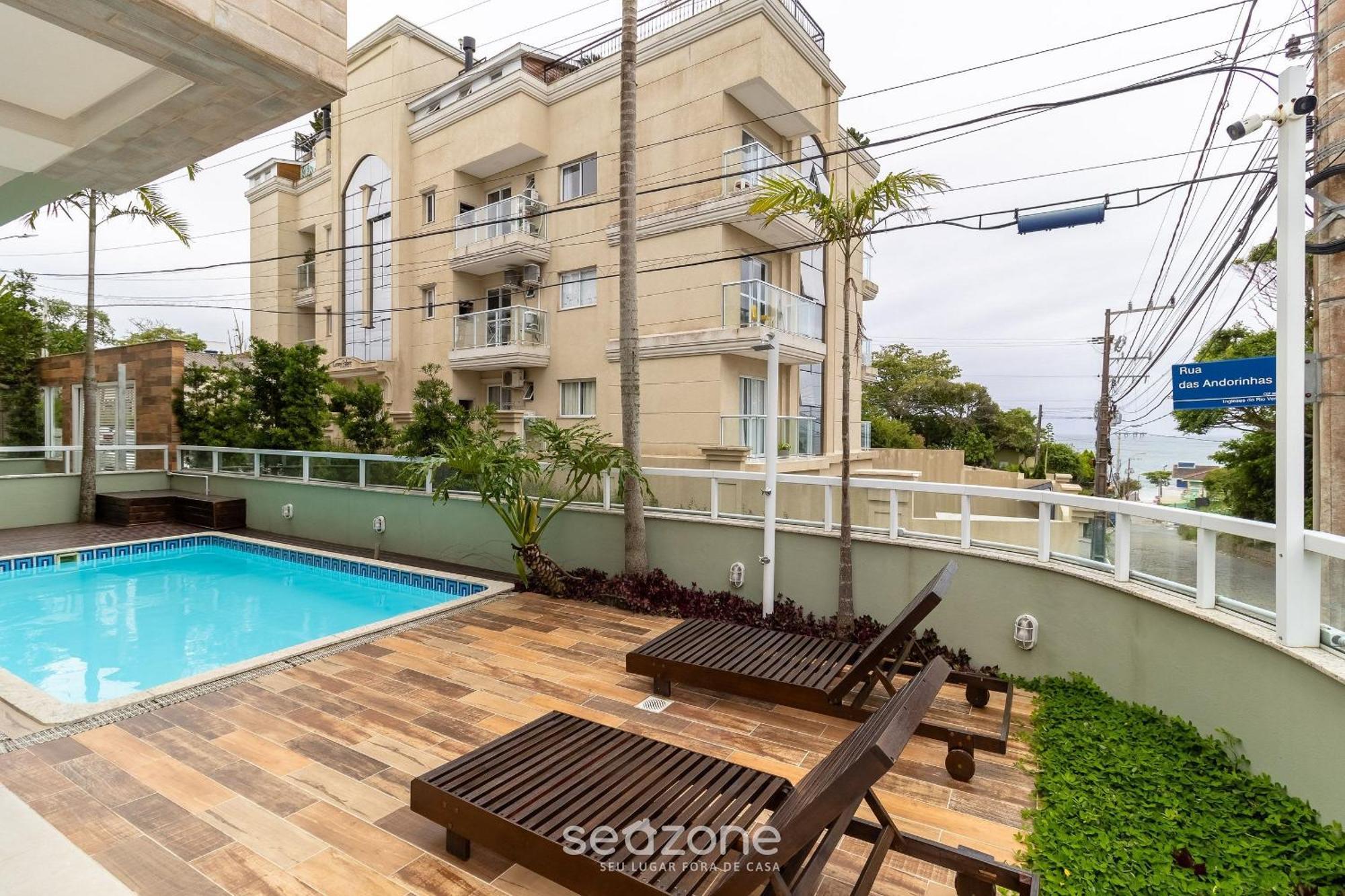 Apto C/Sacada E Churrasq A 150M Da Praia Sdp0206 Florianópolis Exteriör bild